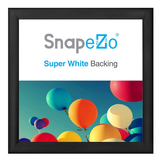 28x28 Black SnapeZo® Snap Frame - 1.2" Profile - Snap Frames Direct