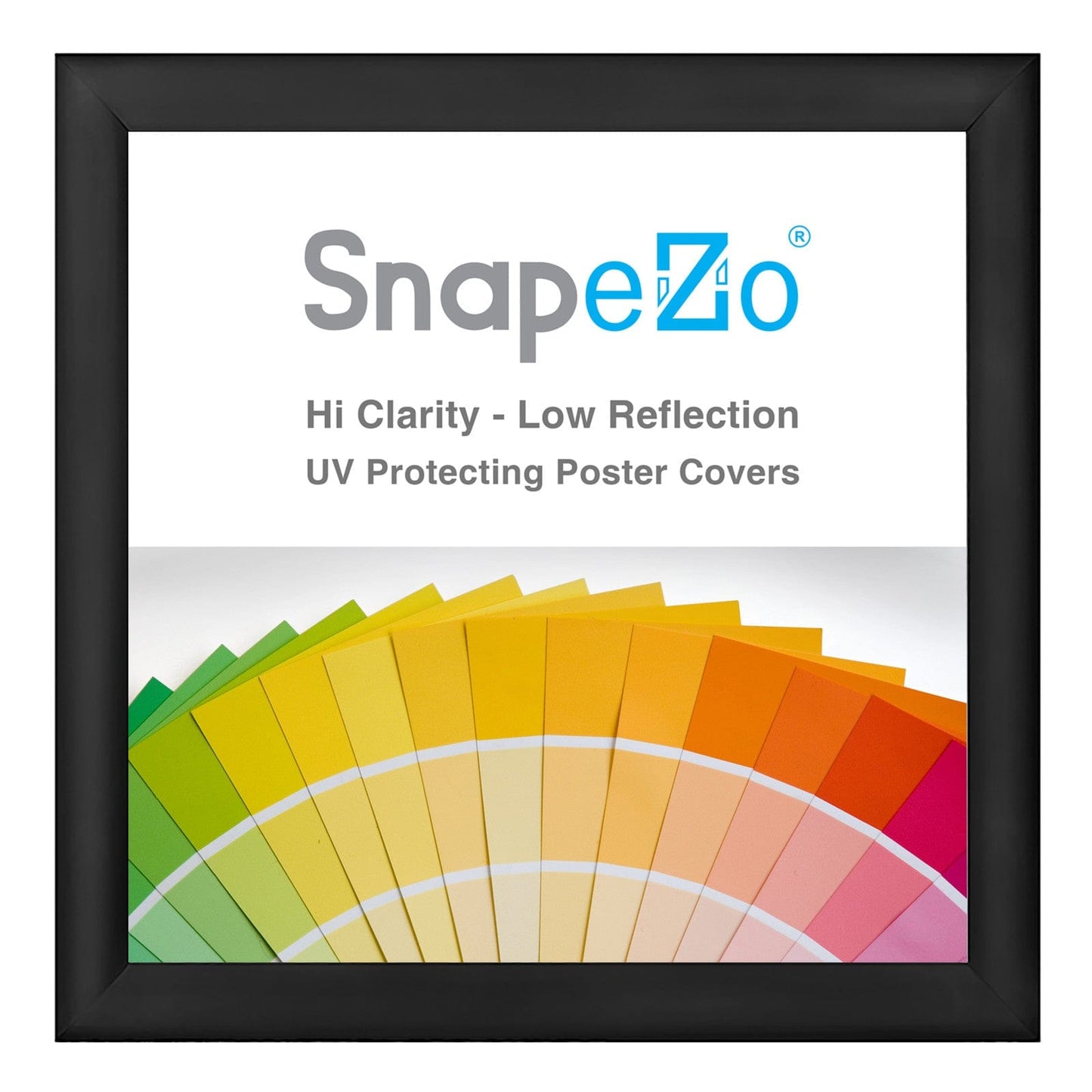 29x30 Black SnapeZo® Snap Frame - 1.2" Profile - Snap Frames Direct