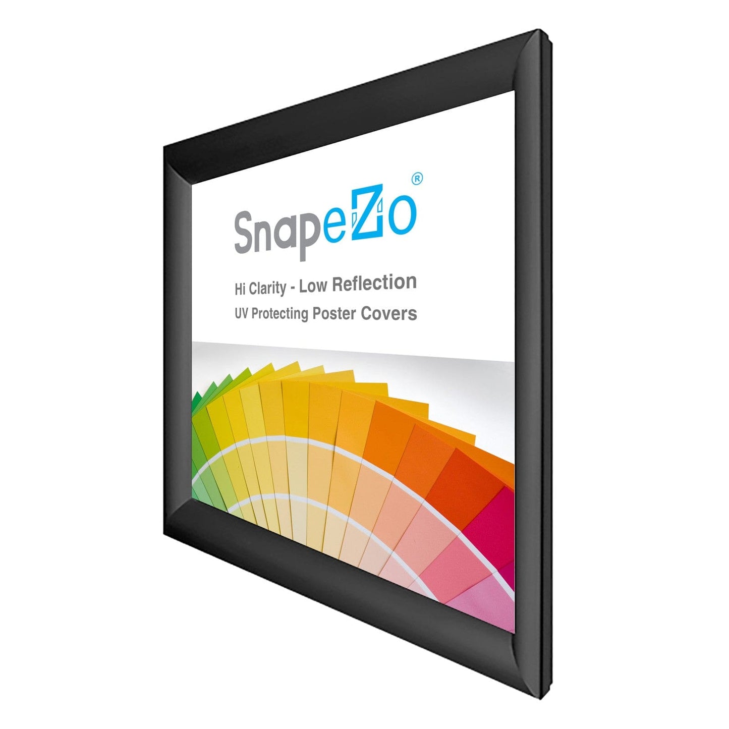 33x33 Black SnapeZo® Snap Frame - 1.2" Profile - Snap Frames Direct