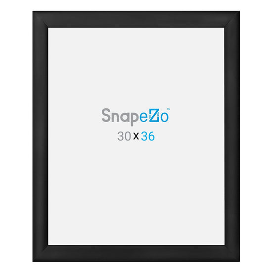 30x36 Black SnapeZo® Snap Frame - 1.2" Profile - Snap Frames Direct