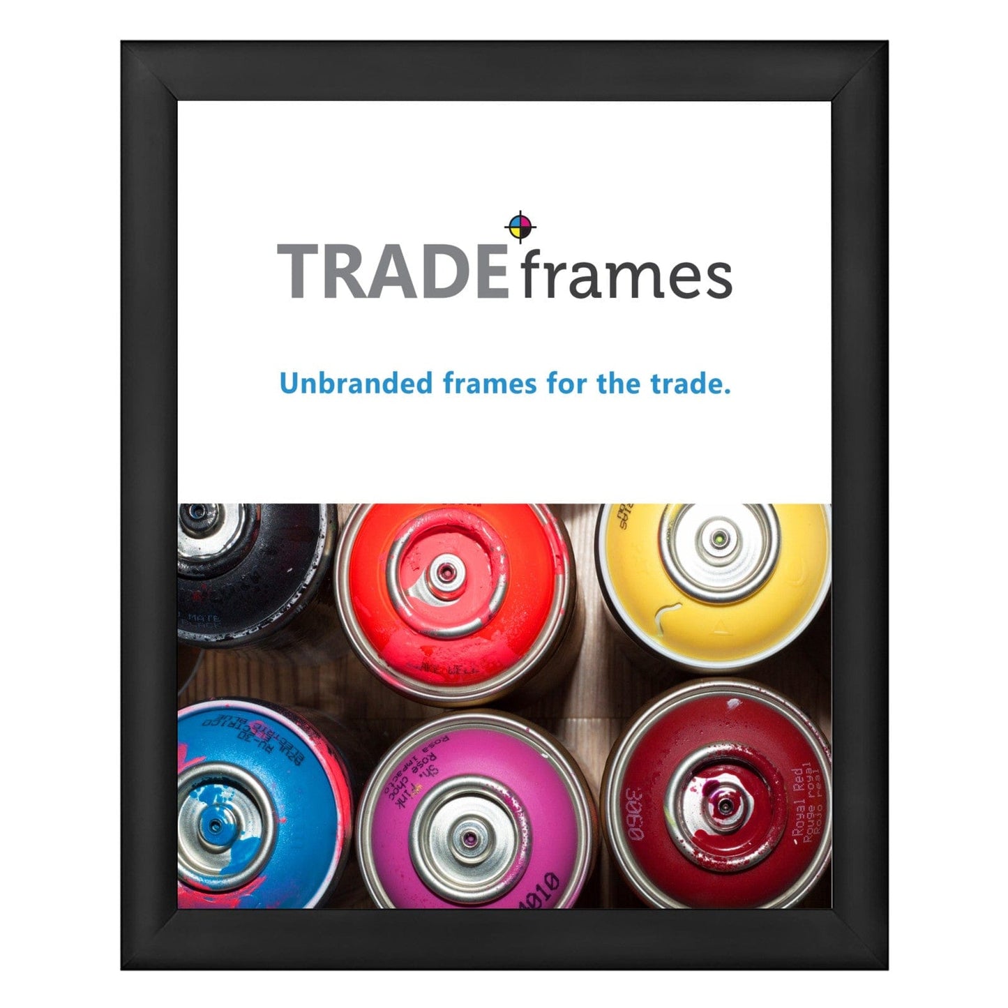 30x36 TRADEframe Black Snap Frame 30x36 - 1.2 inch profile - Snap Frames Direct