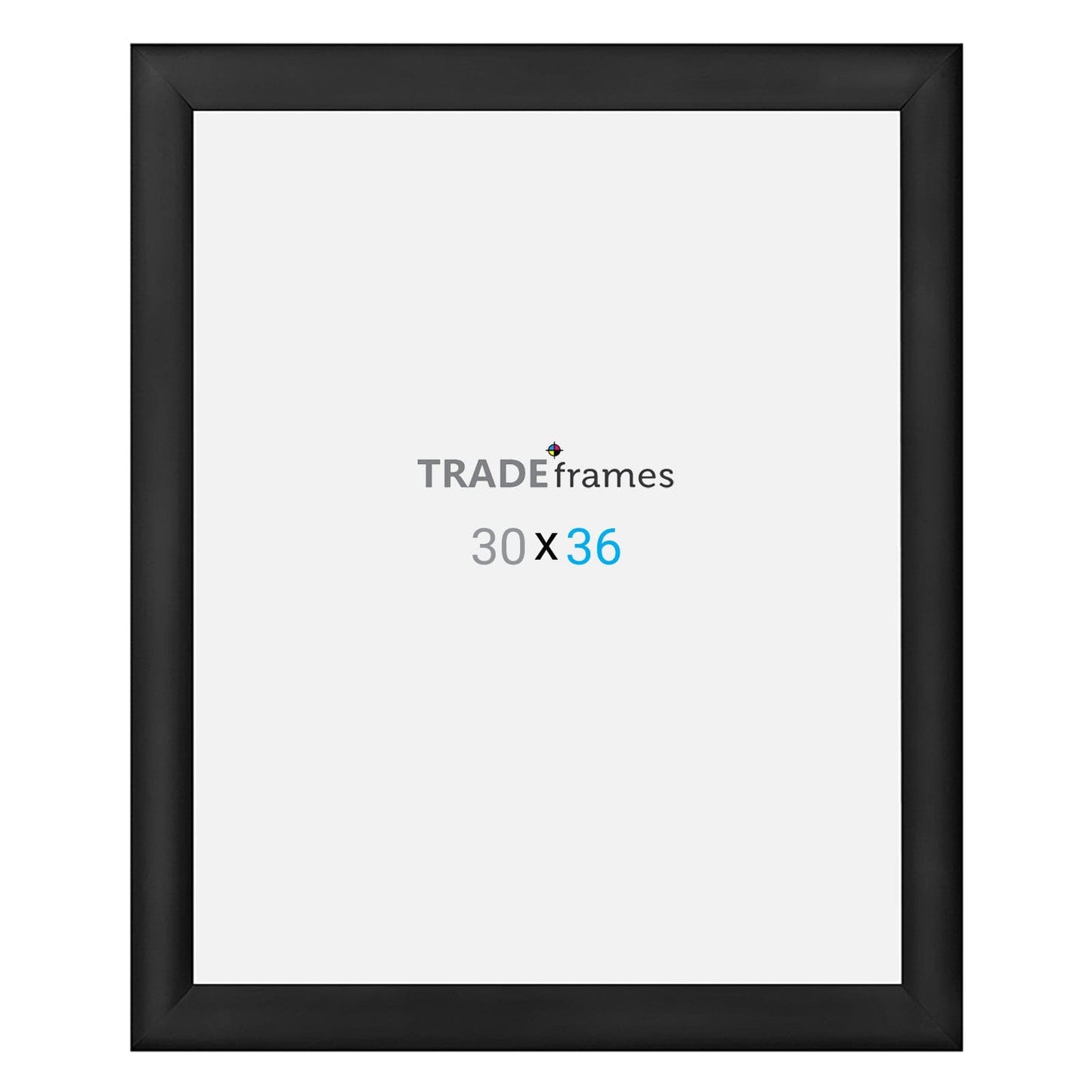 30x36 TRADEframe Black Snap Frame 30x36 - 1.2 inch profile - Snap Frames Direct