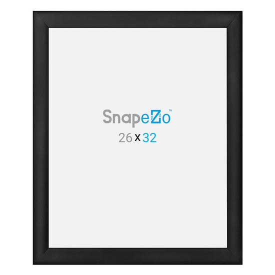 26x32 Black SnapeZo® Snap Frame - 1.2" Profile - Snap Frames Direct