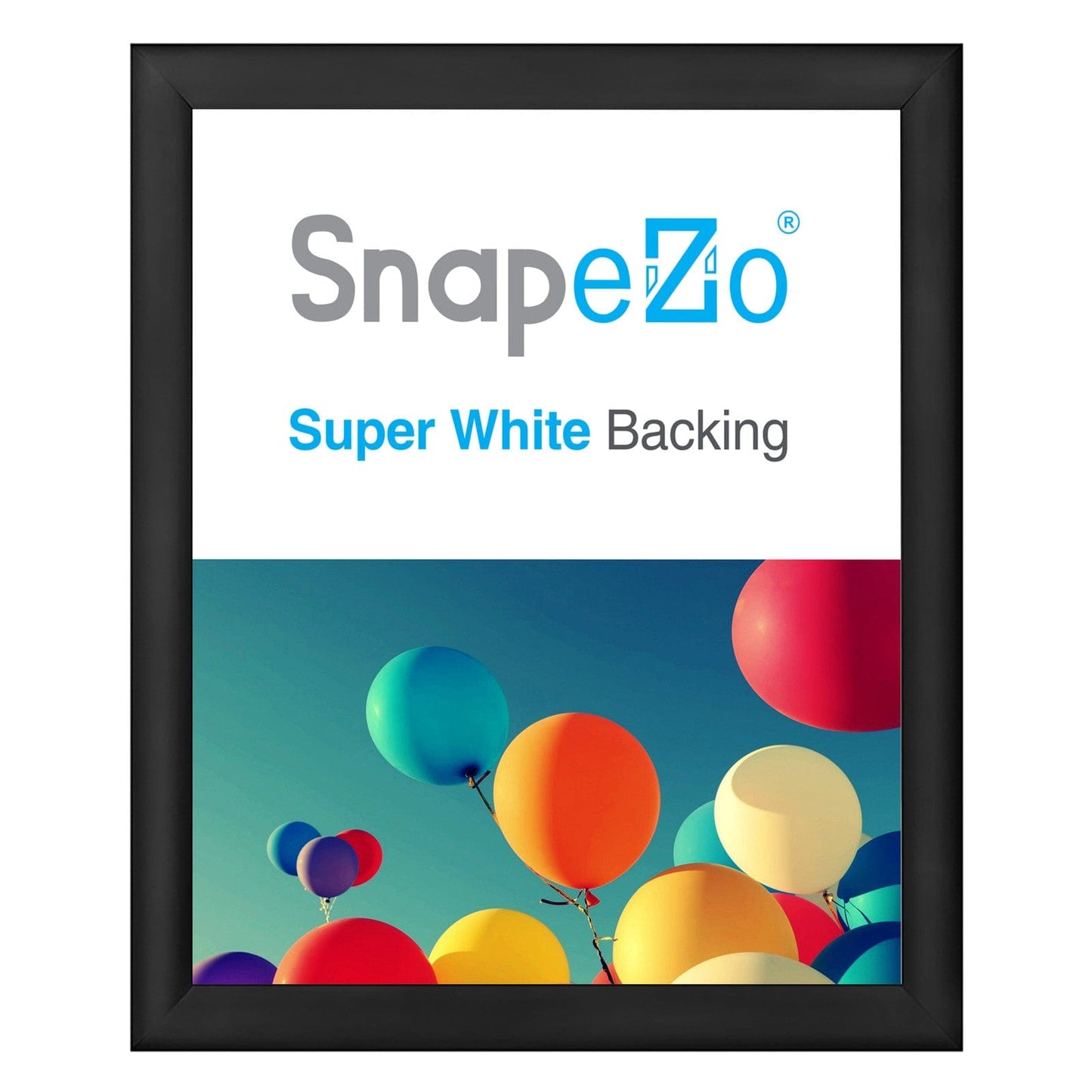 23x28 Black SnapeZo® Snap Frame - 1.2" Profile - Snap Frames Direct