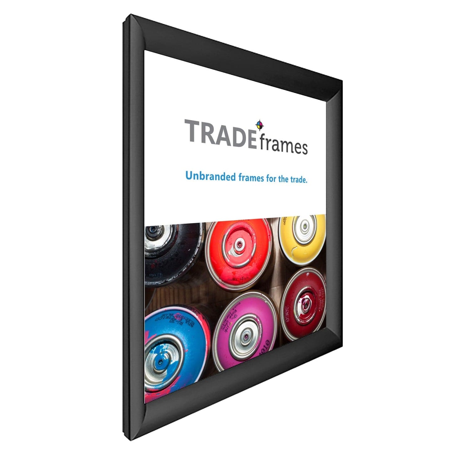 30x36 TRADEframe Black Snap Frame 30x36 - 1.2 inch profile - Snap Frames Direct