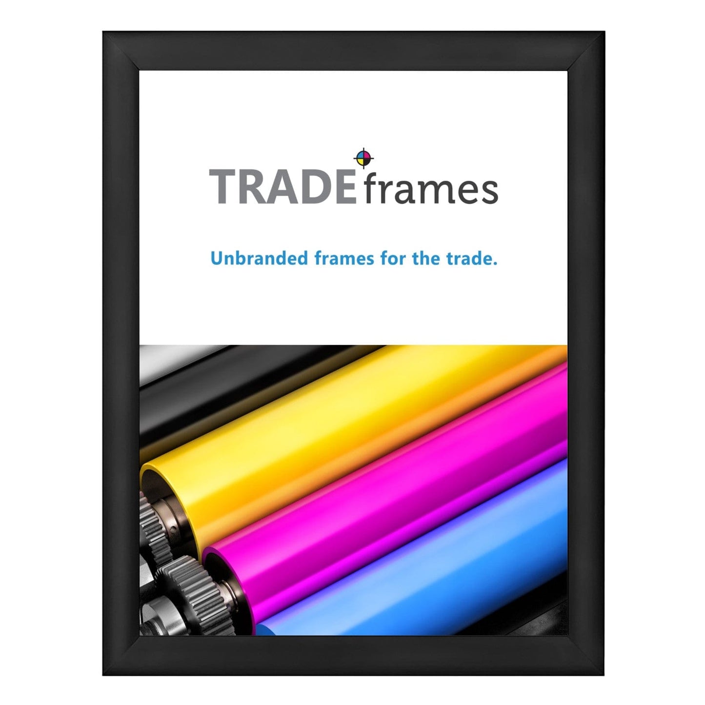 30x40 Black Snap Frame - 1.2" Profile - Snap Frames Direct