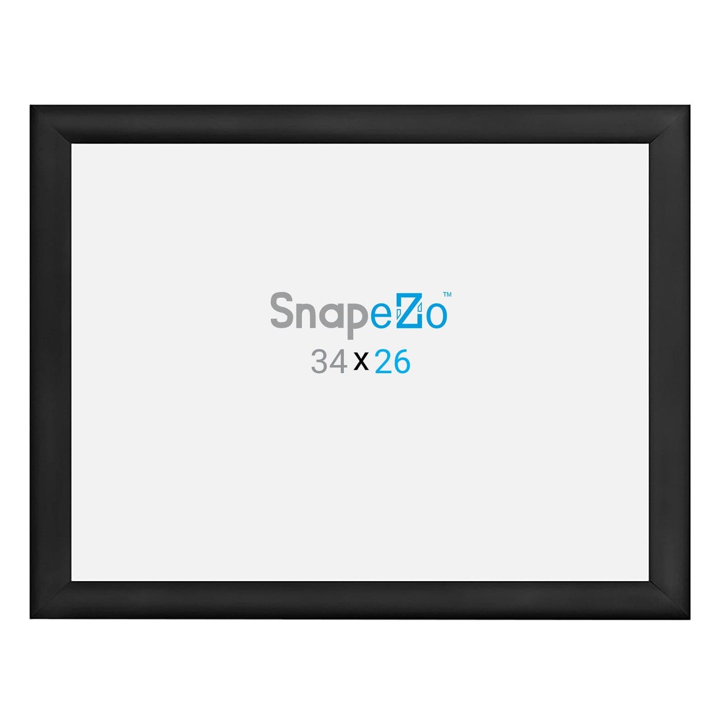 26x34 Black SnapeZo® Snap Frame - 1.2" Profile - Snap Frames Direct