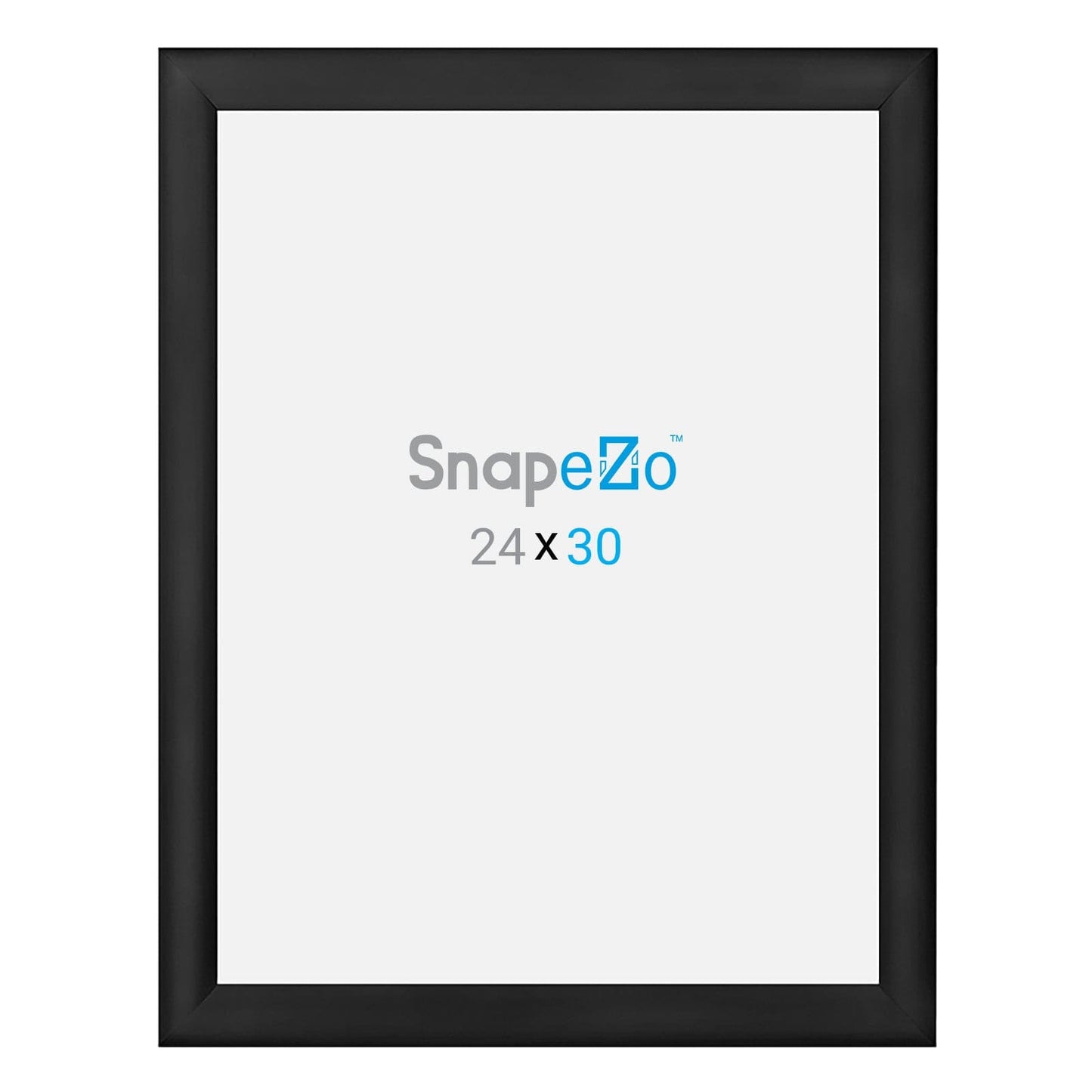 24x30 Black SnapeZo® Snap Frame - 1.2" Profile - Snap Frames Direct