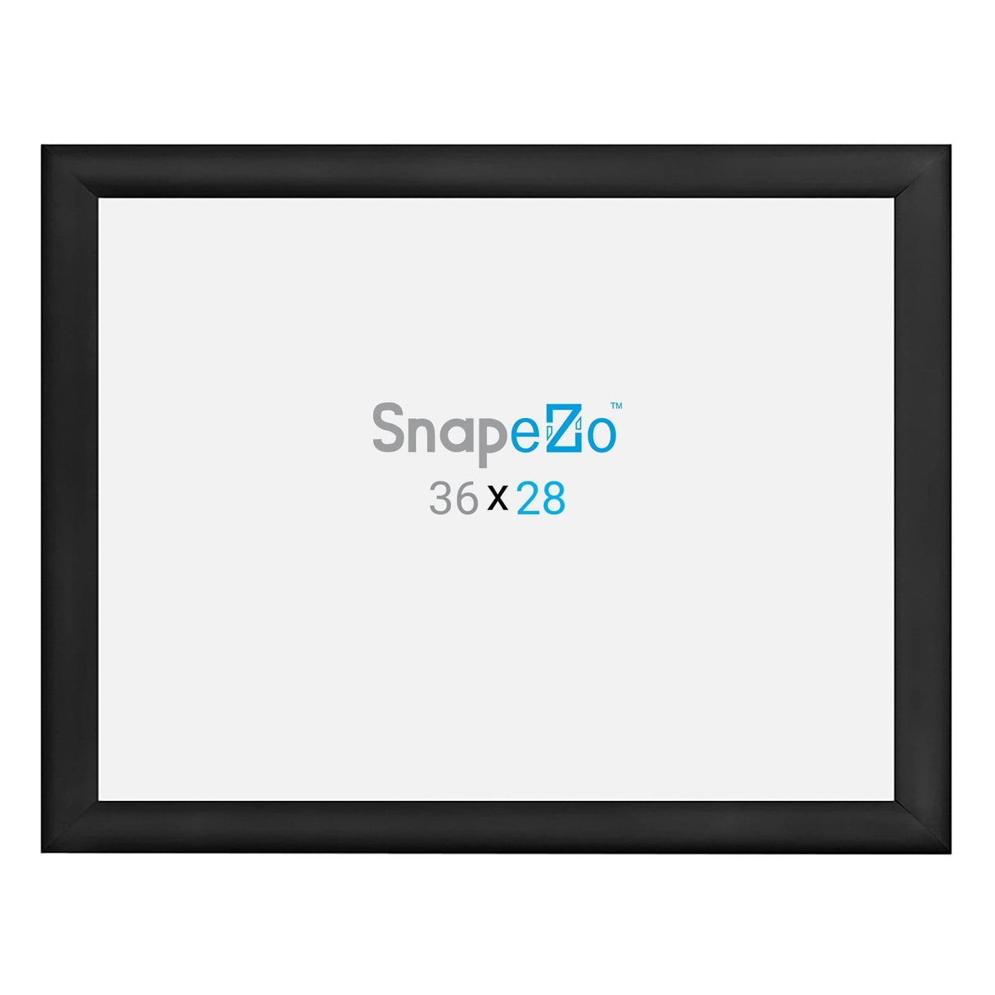 28x36 Black SnapeZo® Snap Frame - 1.2" Profile - Snap Frames Direct