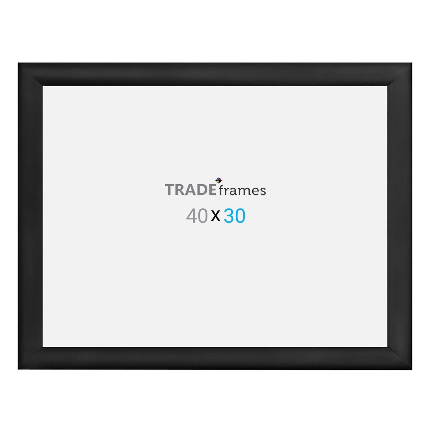 30x40 Black Snap Frame - 1.2" Profile - Snap Frames Direct