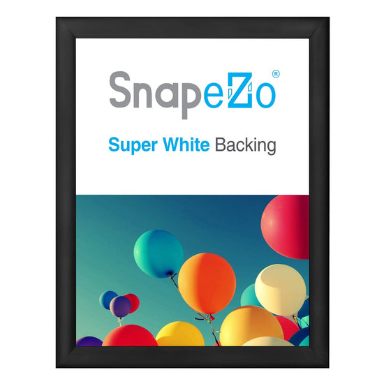 24x32 Black SnapeZo® Snap Frame - 1.2" Profile - Snap Frames Direct