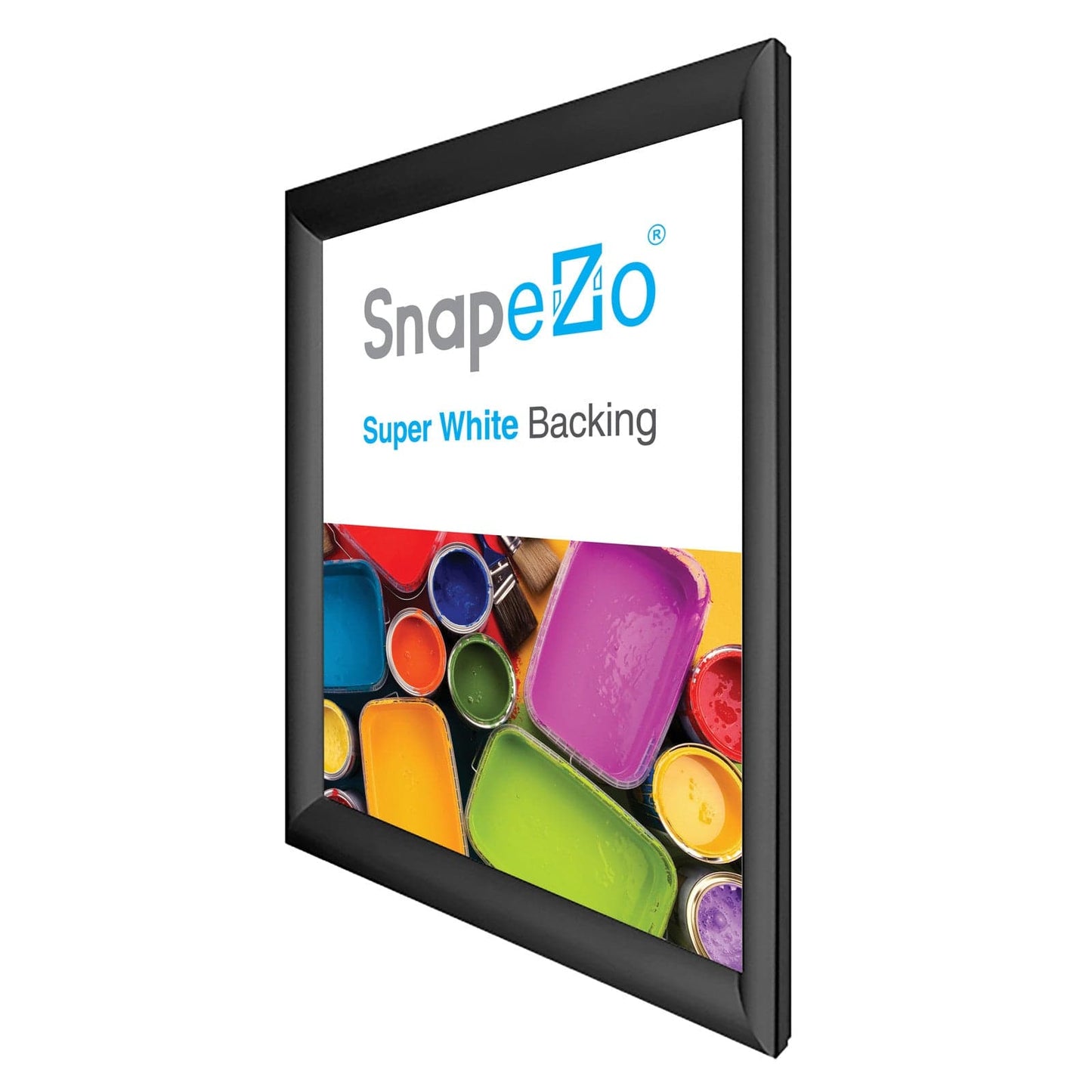 29x39 Black SnapeZo® Snap Frame - 1.2" Profile - Snap Frames Direct