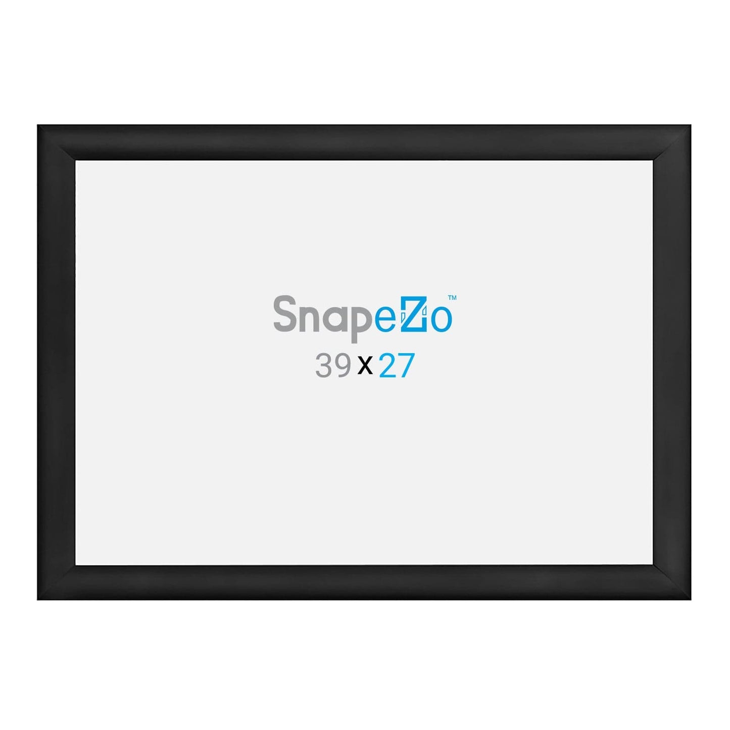 27x39 Black SnapeZo® Snap Frame - 1.2" Profile - Snap Frames Direct