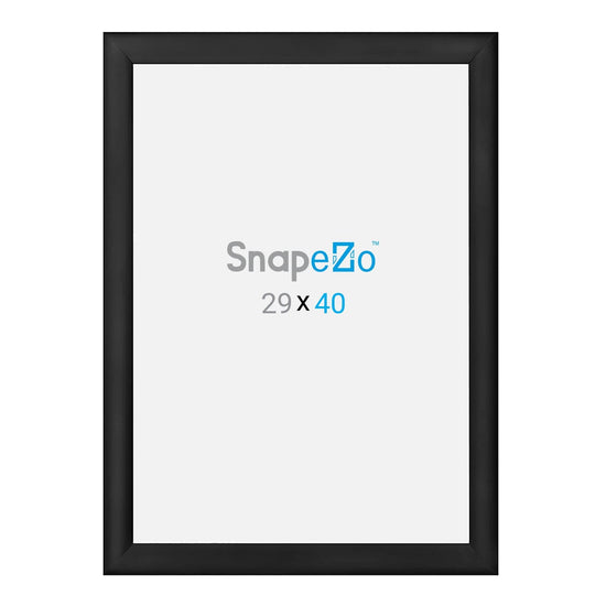 29x40 Black SnapeZo® Snap Frame - 1.2" Profile - Snap Frames Direct