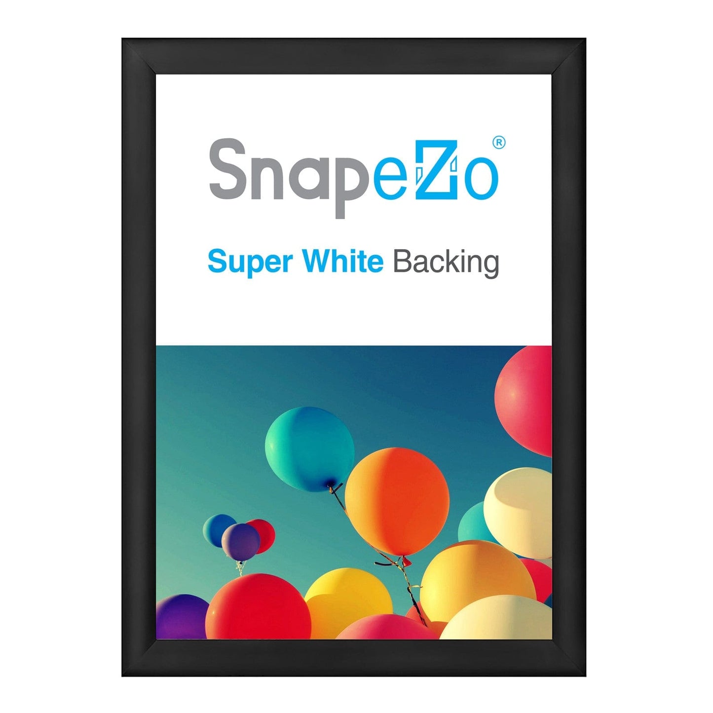 21x30 Black SnapeZo® Snap Frame - 1.2" Profile - Snap Frames Direct