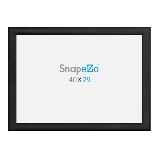 29x40 Black SnapeZo® Snap Frame - 1.2" Profile - Snap Frames Direct