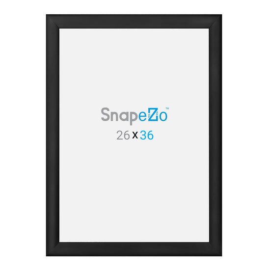 26x36 Black SnapeZo® Snap Frame - 1.2" Profile - Snap Frames Direct