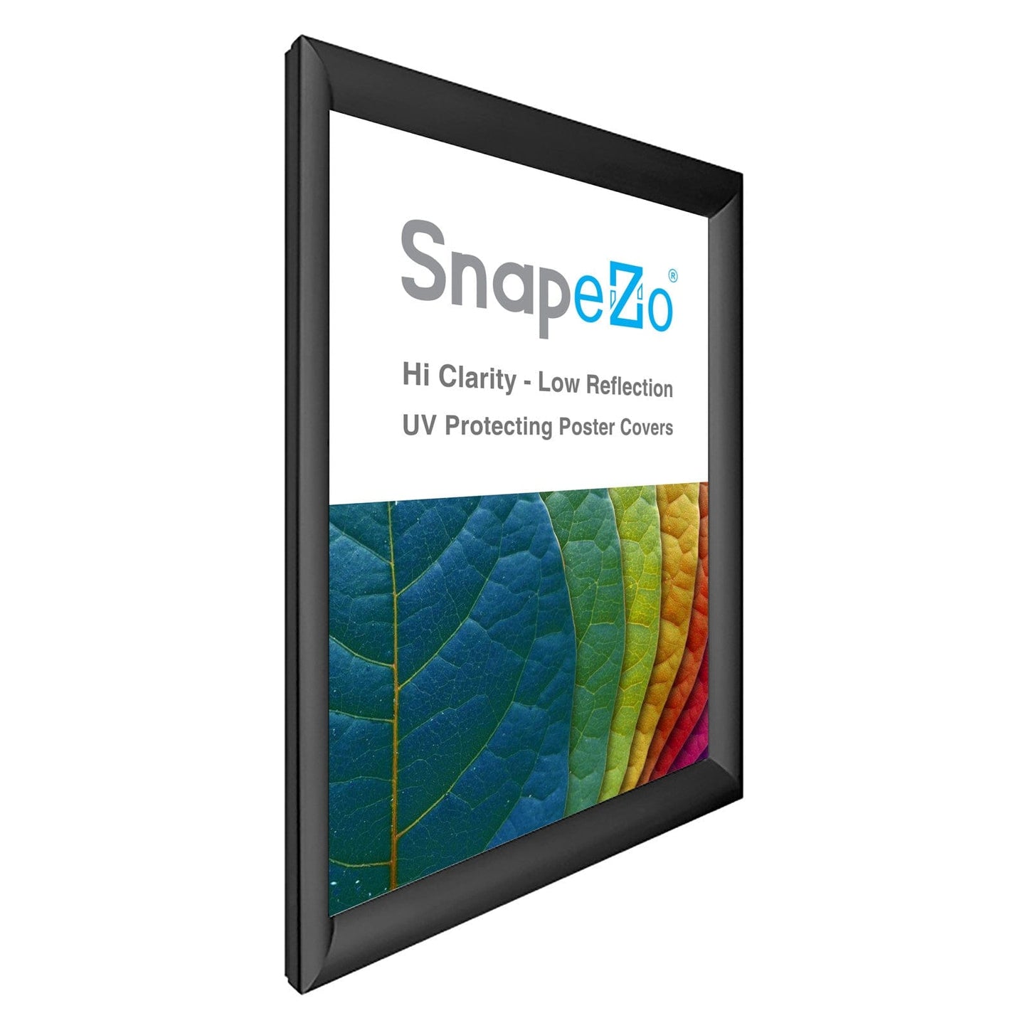 29x40 Black SnapeZo® Snap Frame - 1.2" Profile - Snap Frames Direct