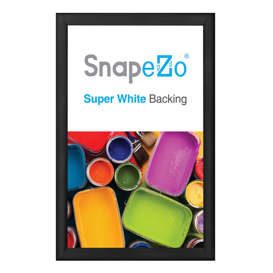 25x40 Black SnapeZo® Snap Frame - 1.2" Profile - Snap Frames Direct