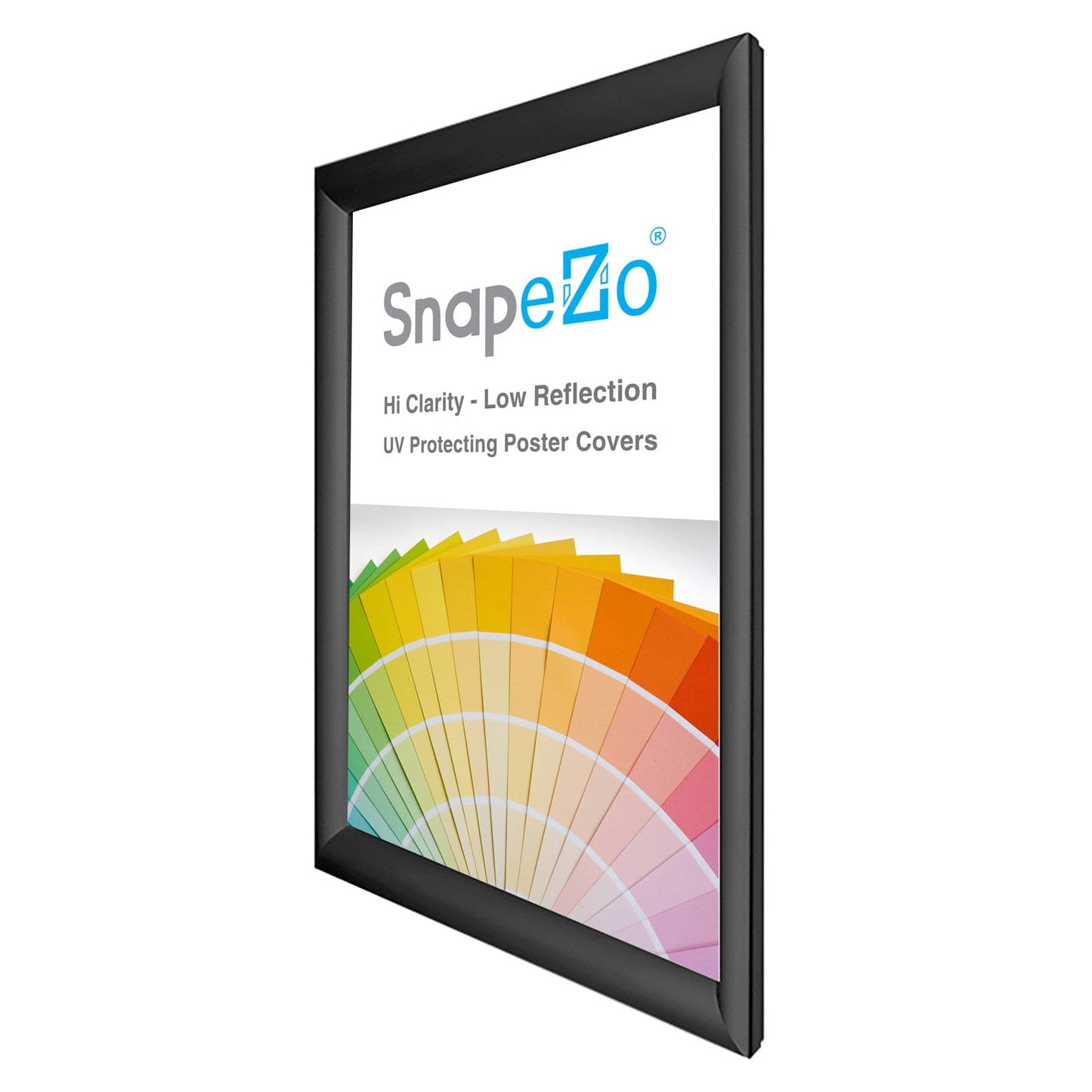 21x34 Black SnapeZo® Snap Frame - 1.2" Profile - Snap Frames Direct
