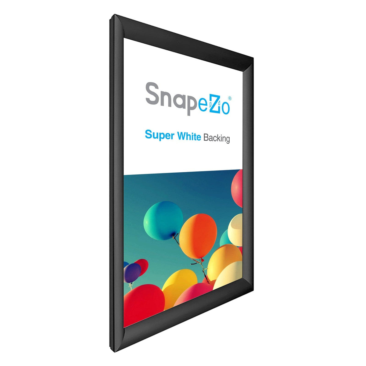 18x30 Black Snapezo® Snap Frame 1.2" Profile Snap Frames Direct
