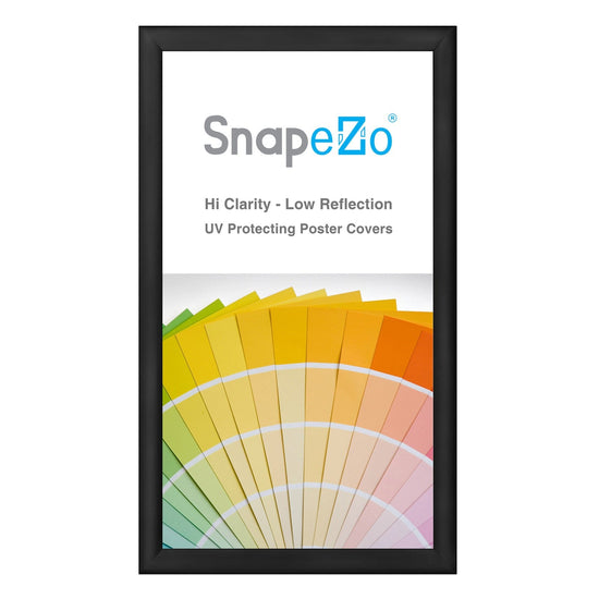 21x38 Black SnapeZo® Snap Frame - 1.2" Profile - Snap Frames Direct