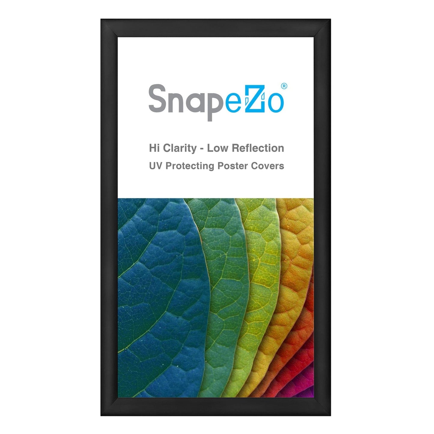 20x35 Black SnapeZo® Snap Frame - 1.2" Profile - Snap Frames Direct