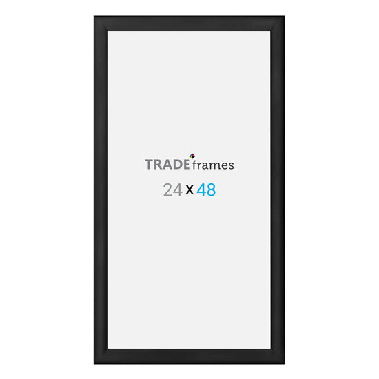 24x48 TRADEframe Black Snap Frame 24x48 - 1.2 inch profile - Snap Frames Direct