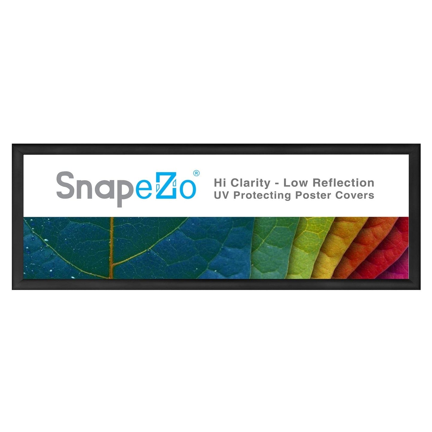 13.5x40 Black SnapeZo® Snap Frame - 1.2" Profile - Snap Frames Direct