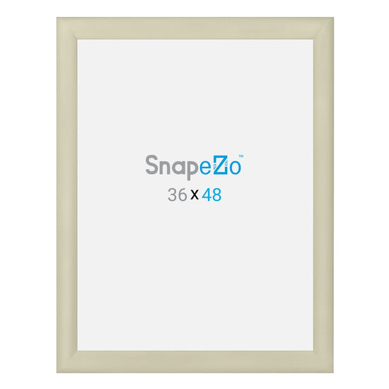 36x48 Inches Cream SnapeZo® Snap Frame - 1.2" profile - Snap Frames Direct