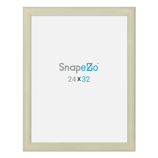 24x32 Cream SnapeZo® Snap Frame - 1.2" Profile - Snap Frames Direct