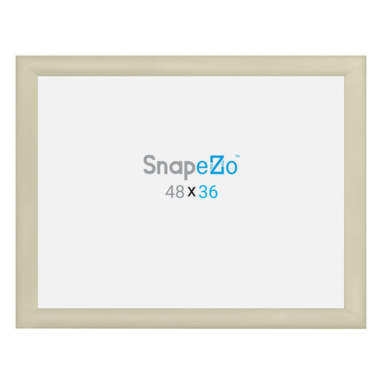 36x48 Inches Cream SnapeZo® Snap Frame - 1.2" profile - Snap Frames Direct