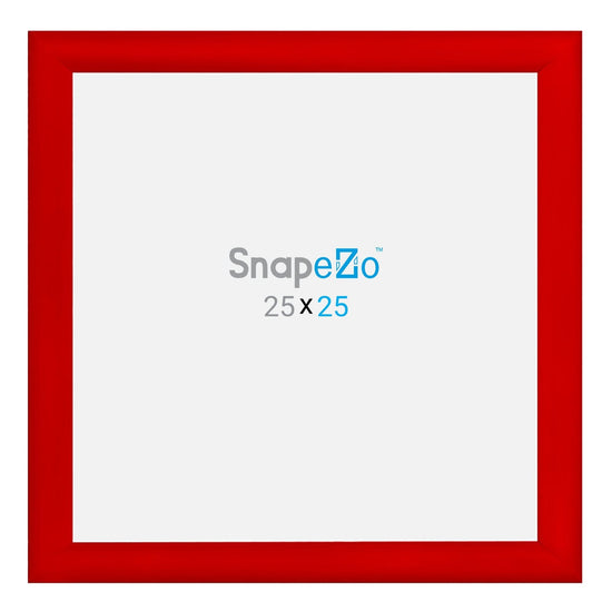 25x25 Red SnapeZo® Snap Frame - 1.2" Profile - Snap Frames Direct