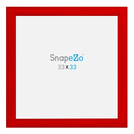 33x33 Red SnapeZo® Snap Frame - 1.2" Profile - Snap Frames Direct