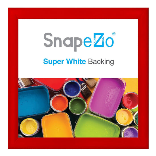 33x33 Red SnapeZo® Snap Frame - 1.2" Profile - Snap Frames Direct