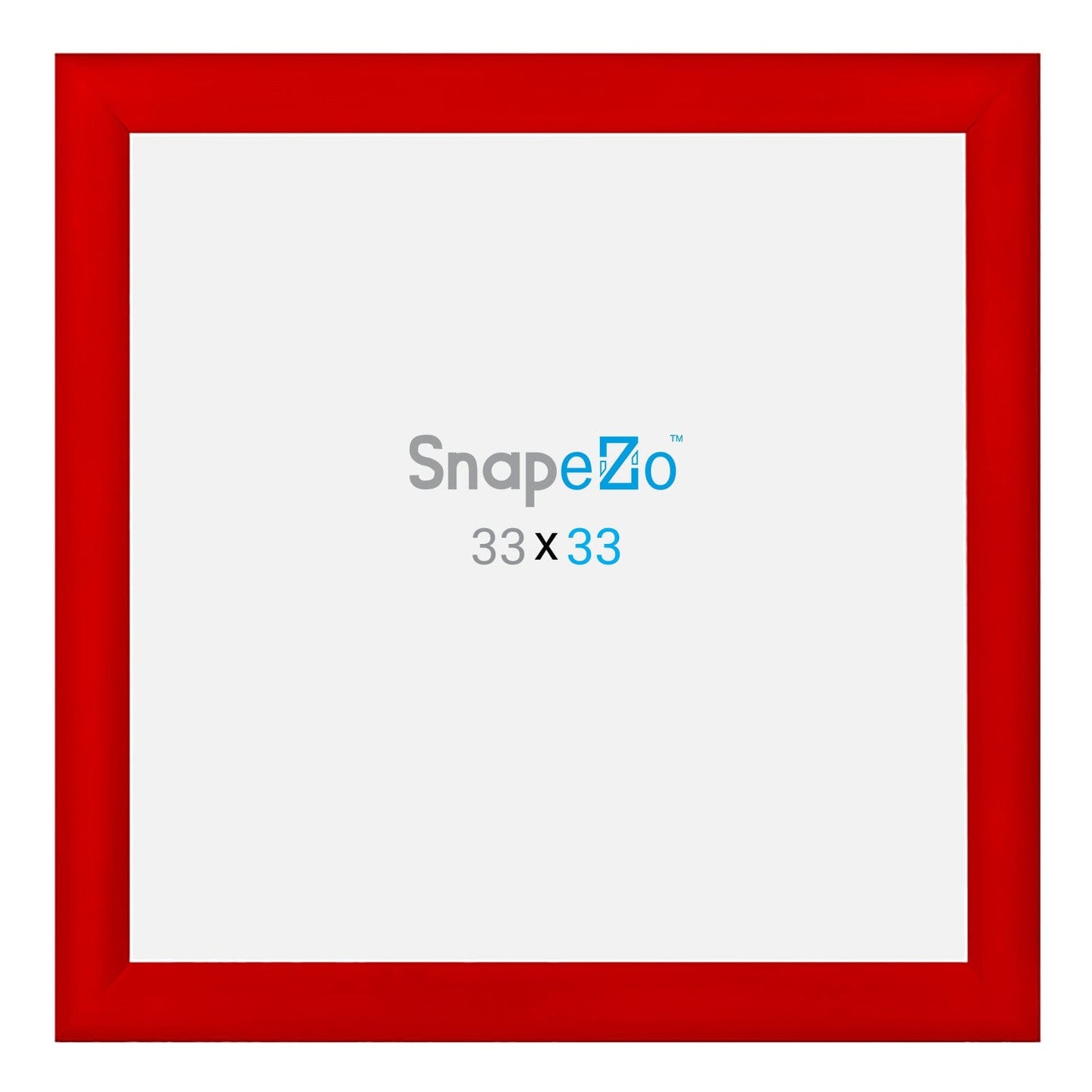 33x33 Red SnapeZo® Snap Frame - 1.2" Profile - Snap Frames Direct