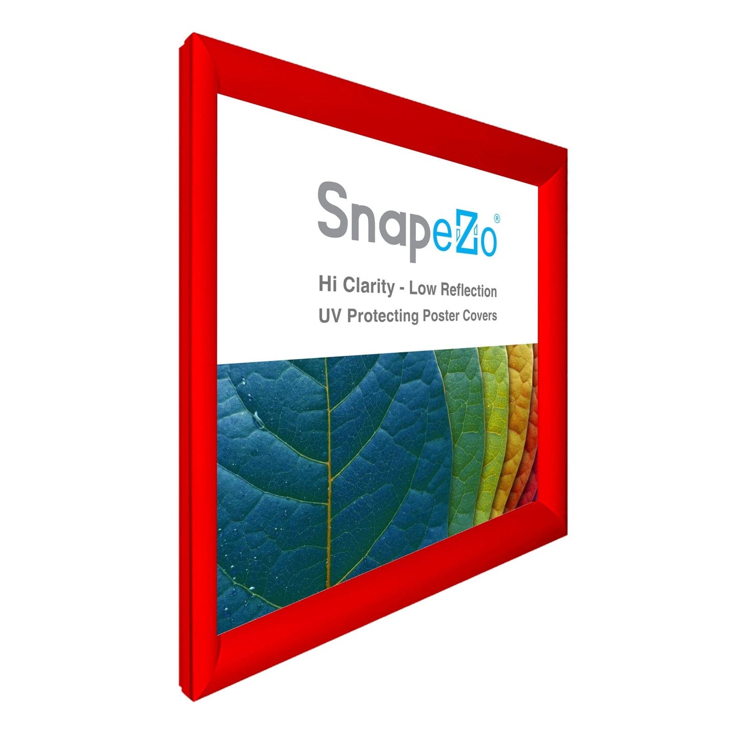 33x33 Red SnapeZo® Snap Frame - 1.2" Profile - Snap Frames Direct