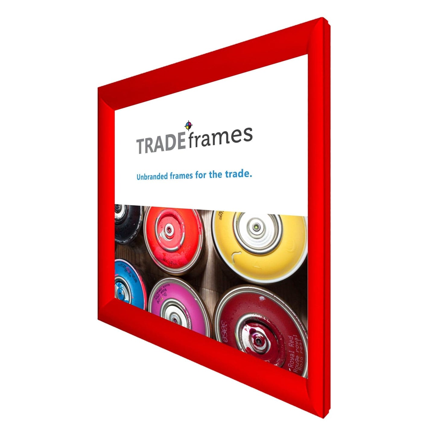 36x36  TRADEframe Red Snap Frame 36x36 - 1.2 inch profile - Snap Frames Direct