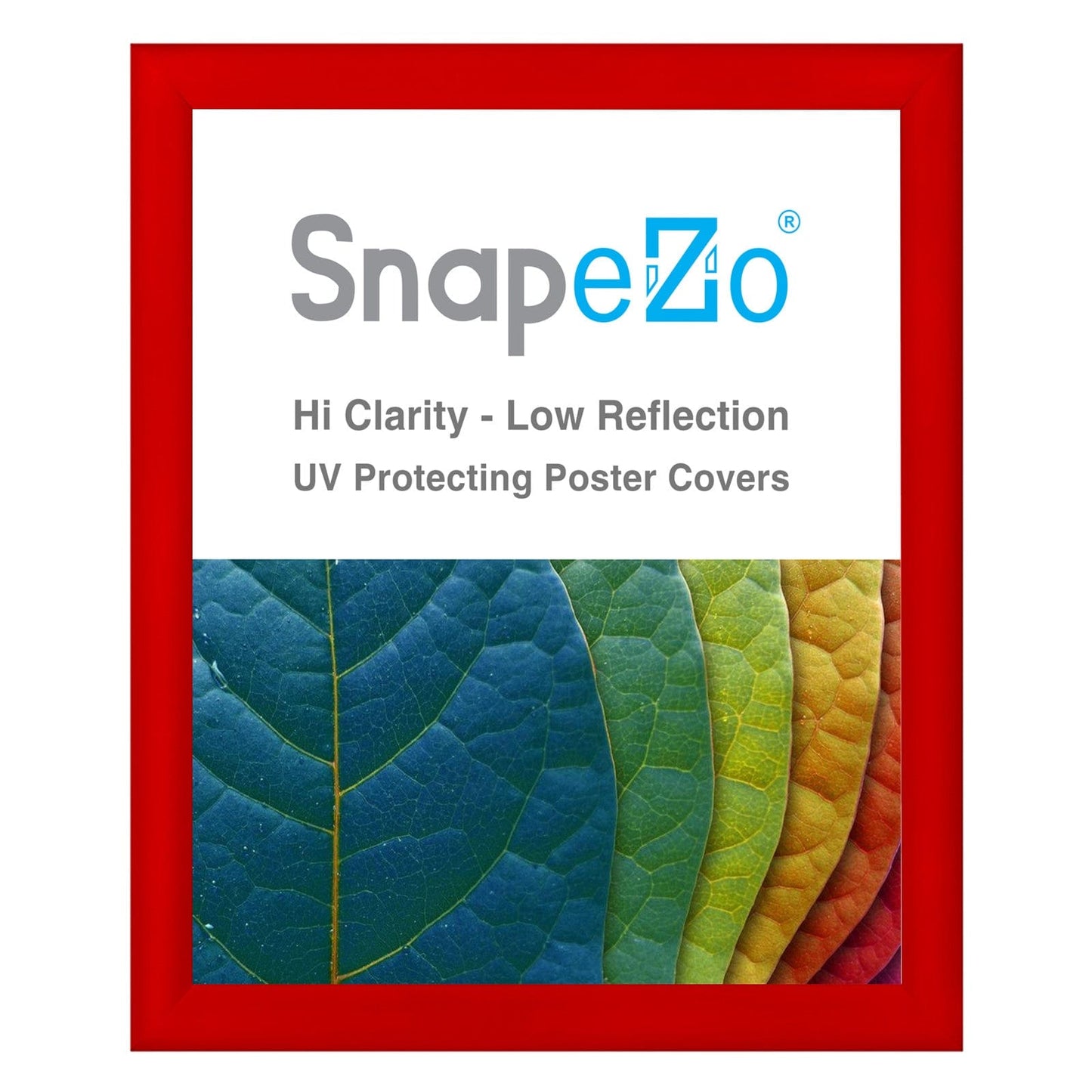 23x27 Red SnapeZo® Snap Frame - 1.2" Profile - Snap Frames Direct