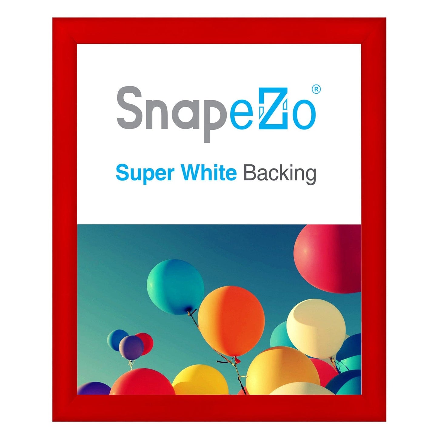 26x32 Red SnapeZo® Snap Frame - 1.2" Profile - Snap Frames Direct