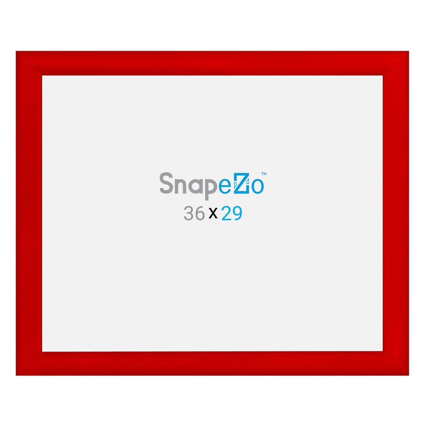 29x36 Red SnapeZo® Snap Frame - 1.2" Profile - Snap Frames Direct