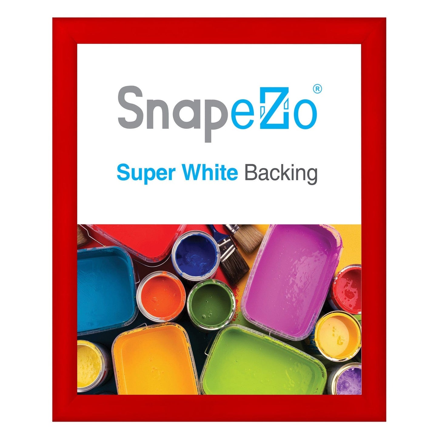 29x36 Red SnapeZo® Snap Frame - 1.2" Profile - Snap Frames Direct
