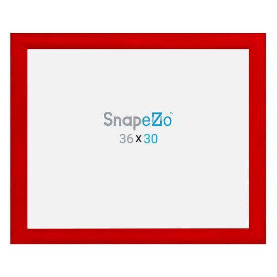 30x36 Red SnapeZo® Snap Frame - 1.2" Profile - Snap Frames Direct