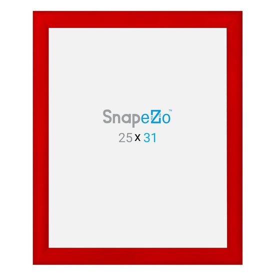 25x31 Red SnapeZo® Snap Frame - 1.2" Profile - Snap Frames Direct