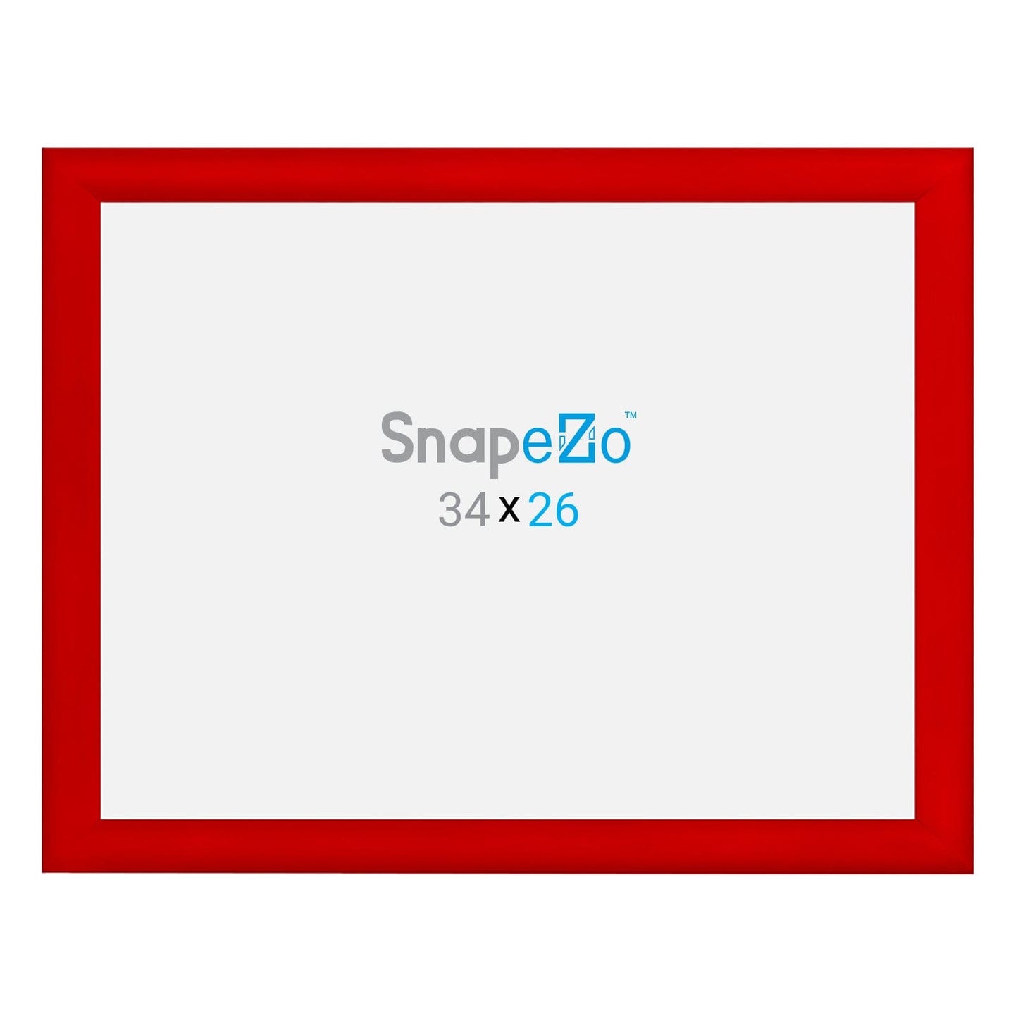 26x34 Red SnapeZo® Snap Frame - 1.2" Profile - Snap Frames Direct
