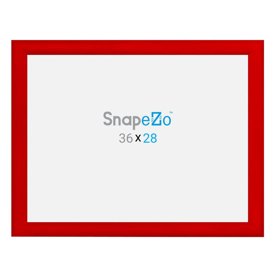 28x36 Red SnapeZo® Snap Frame - 1.2" Profile - Snap Frames Direct