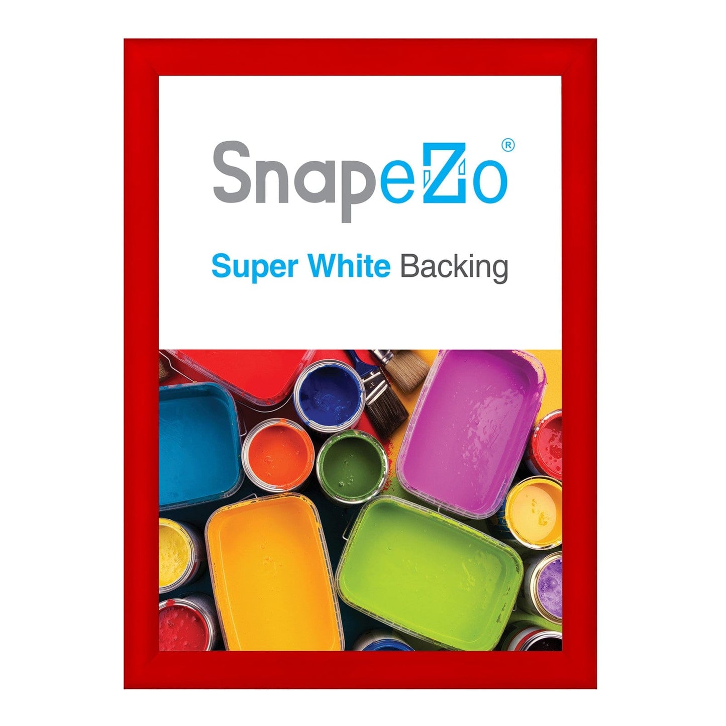 21x30 Red SnapeZo® Snap Frame - 1.2" Profile - Snap Frames Direct