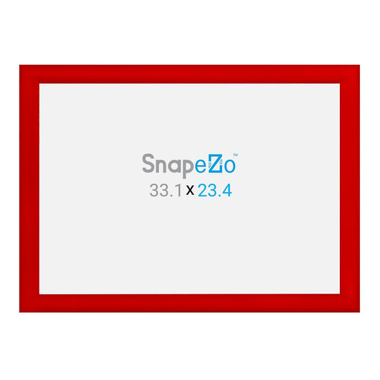 A1 Red SnapeZo® Snap Frame - 1.2" Profile - Snap Frames Direct