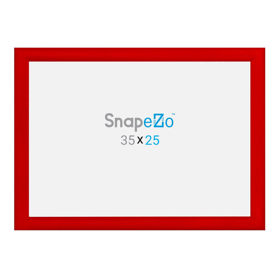 25x35 Red SnapeZo® Snap Frame - 1.2" Profile - Snap Frames Direct