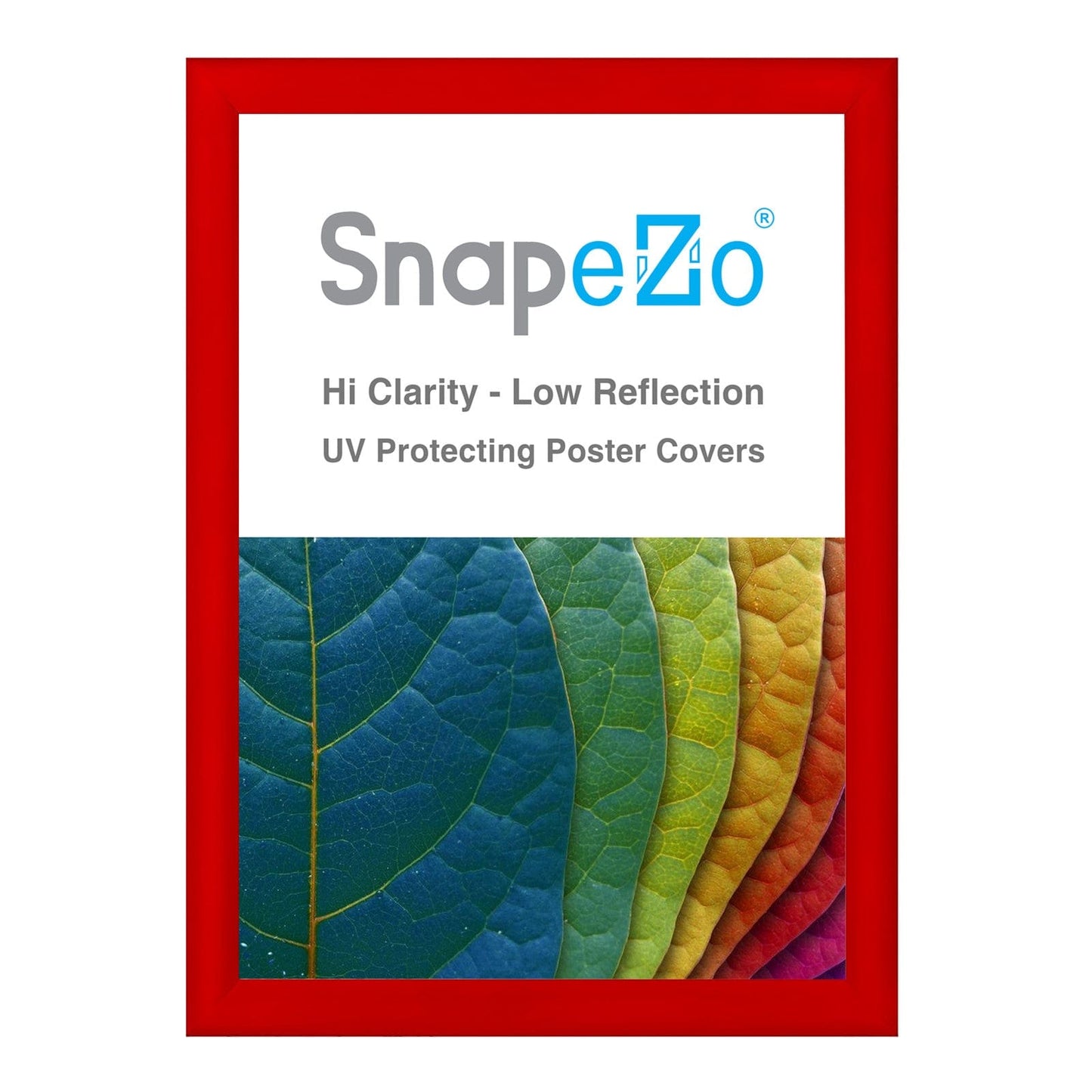 28x40 Red SnapeZo® Snap Frame - 1.2" Profile - Snap Frames Direct